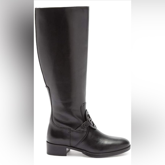 Women's Black Riding Boots - Picture 5 of 8